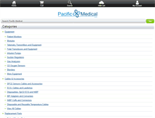 Tablet Screenshot of pacificmedicalsupply.com